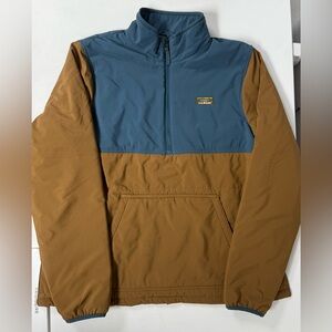 LL Bean Mountain Classic Puffer 1/2 Zip Lined Insulated Primaloft Jacket Men L